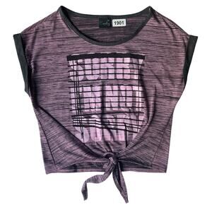 Emily Denim Girl’s Short Sleeve Tank Top size L, Purple, Sorry I’m Not Sorry